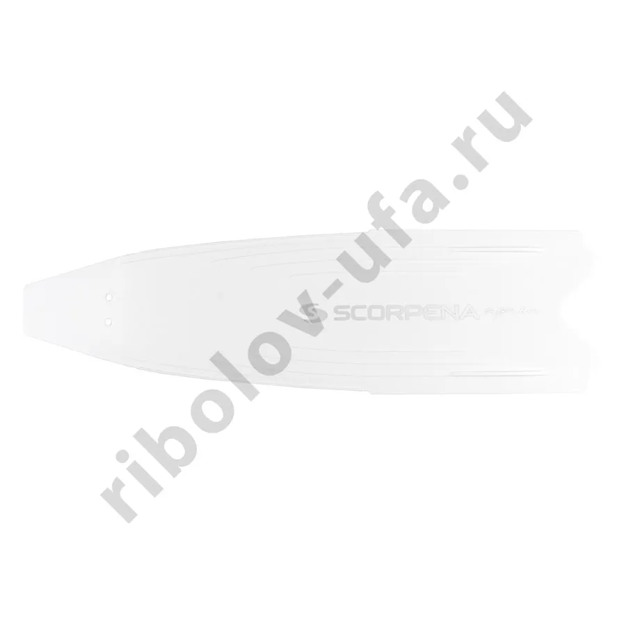 Лопасти пластиковые для ласт Scorpena Apnea F1, Soft, белые
