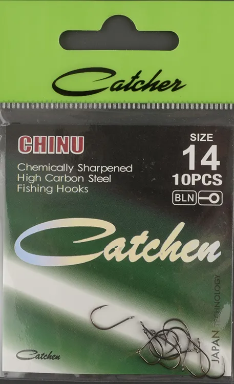 Одинарные крючки Catcher Chinu № 14