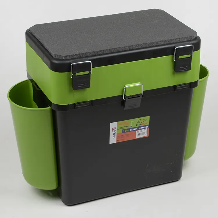 Ящик зимний Helios Fish Box 19л. зеленый