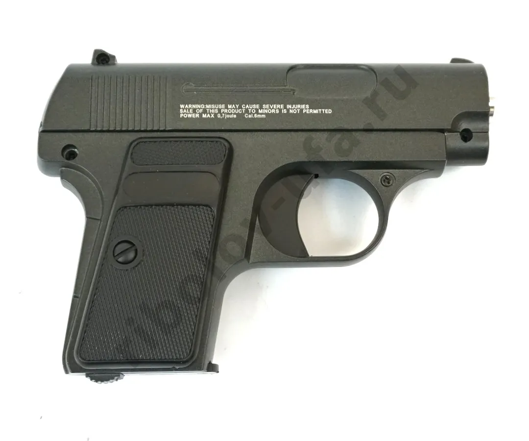 Пистолет пневм. Stalker SA25 Spring, кал 6мм, металл (Colt Model 1908)