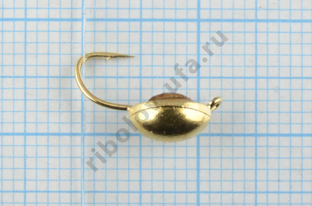 Мормышка вольфрам Bravo Fishing Плавунец с ушком, с 3D глазком 4.0 мм 0.90 гр Go