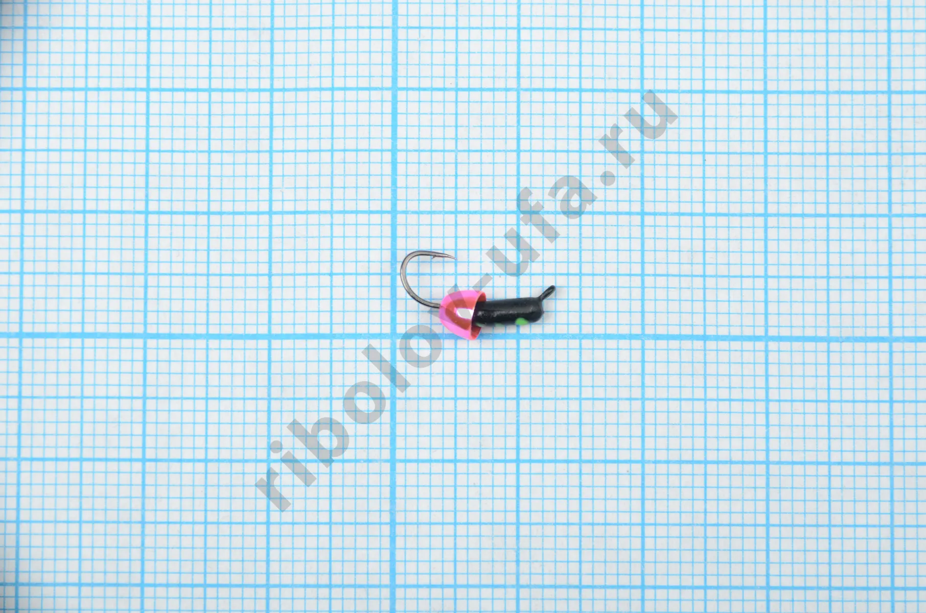 Мормышка Владимирский вольфрам Гвоздик с латунным колокольчиком Metallic Pink 2мм 0,5г
