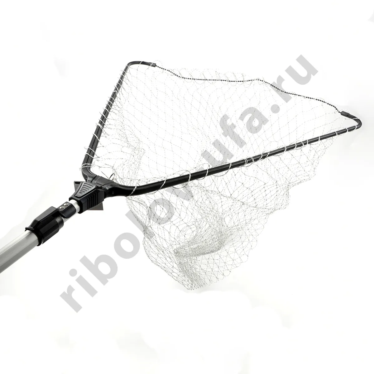 Подсачек Grfish телескоп. Professional,  2,1м, 70х70см, теннисный корд, яч.30мм