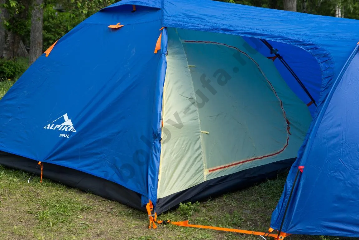 Палатка Alpika Trail-3 alu, 3-х местная, с алюминиевыми стойками
