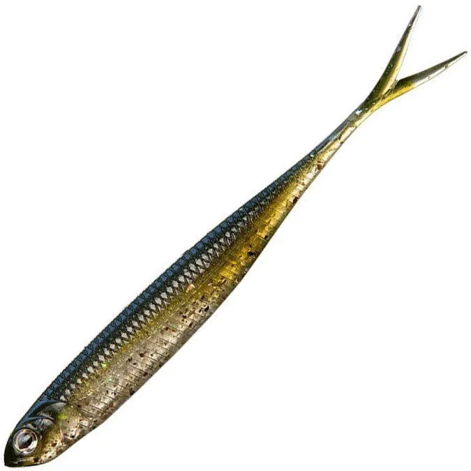 Силиконовая приманка Fish Arrow Flash J Split Abalone 4 in #AB01 Live Ayu/Abalone