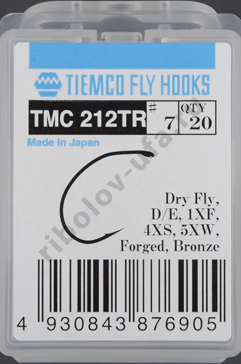 Крючки Tiemco TMC212TR #7 (20 шт)