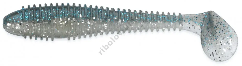 Силиконовая приманка Keitech Swing Impact Fat 4,8 in 12см 12гр (5шт/уп) # 431 Silver Shiner