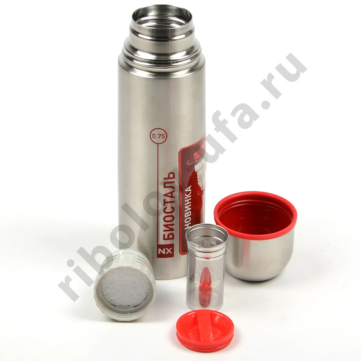 Термос Biostal узк. горло пробка с ситечком 0.75л (NX-750Z)
