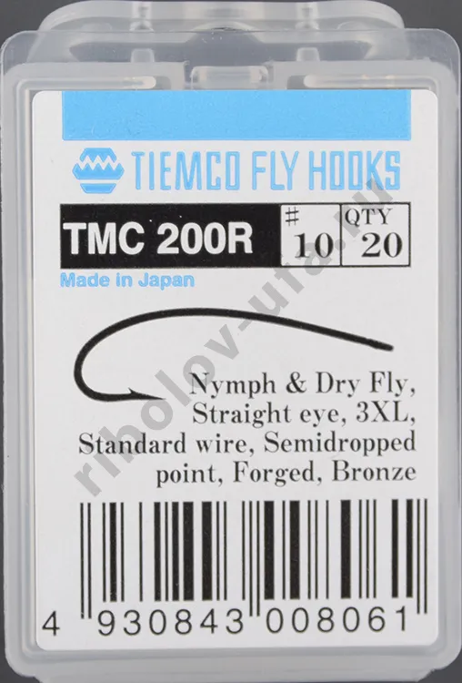 Крючки Tiemco TMC200R #10 (20 шт)