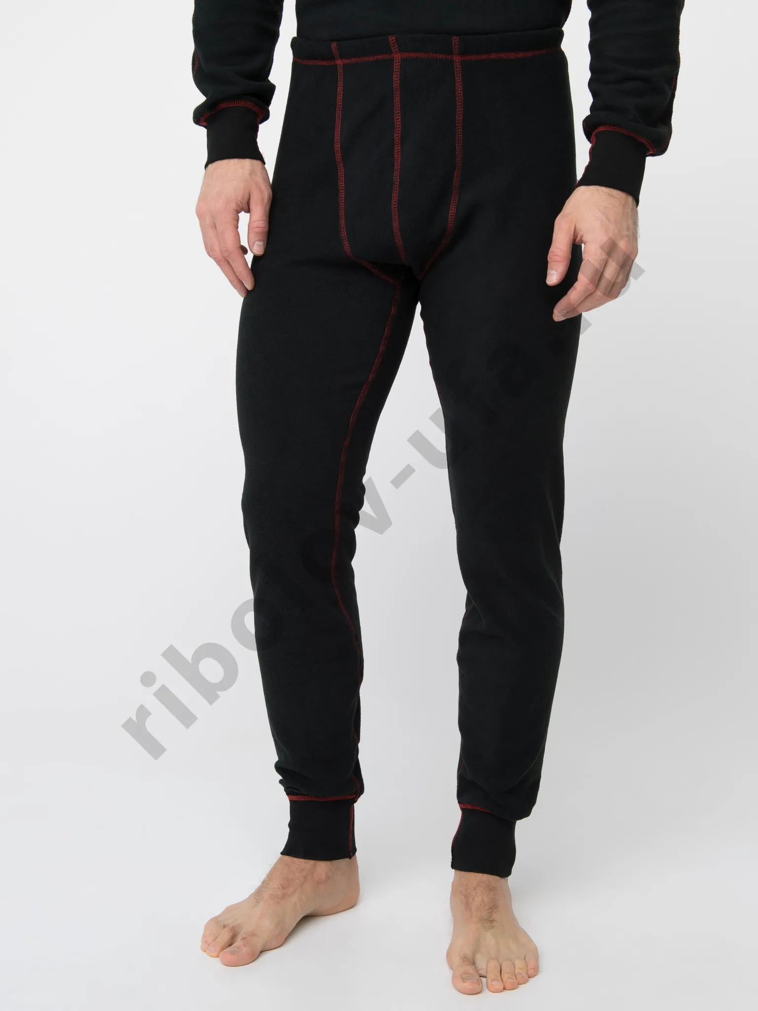 Нижний слой Huntsman Thermoline ZIP цв.Черный, ткань Флис р. 44-46 (S)