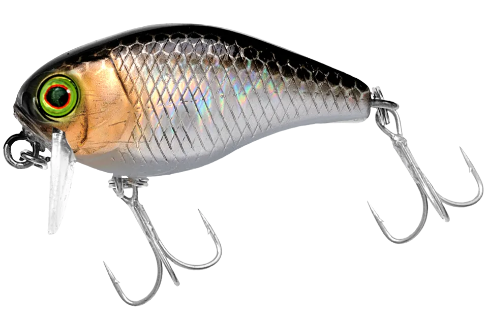 Воблер Jackall Chubby 38 SSR дл. 3.8 см, гл. 0.1-0.3 м, 4.2 гр., floating, цв. hl silver & black