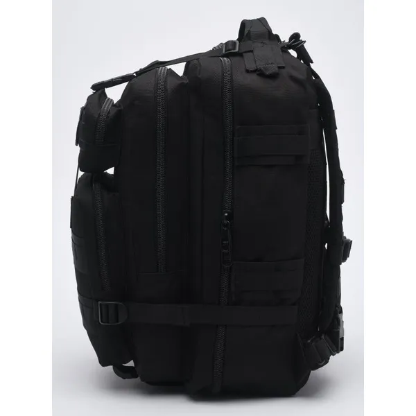 Рюкзак тактический Huntsman RU 043 цв. Черный 40л, тк. Оксфорд