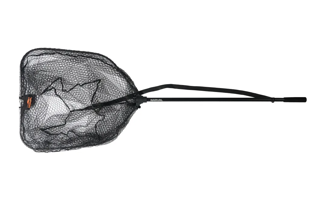 Подсачек Narval складной Fishing Landing Net I 80x70x2cm #Black & Orange