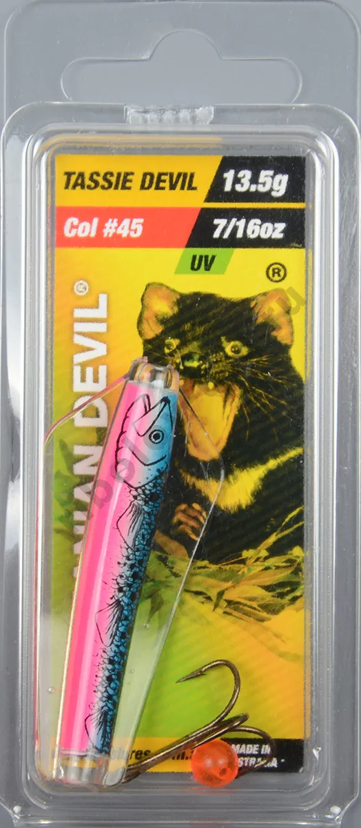 Блесна Wigston Lures Tasmanian Devil 13гр #45 Rainbow Trout