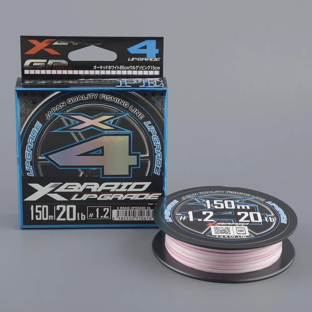 Шнур плетёный Ygk X-Braid Upgrade X4 150m #1.2/20 lb Color Mix