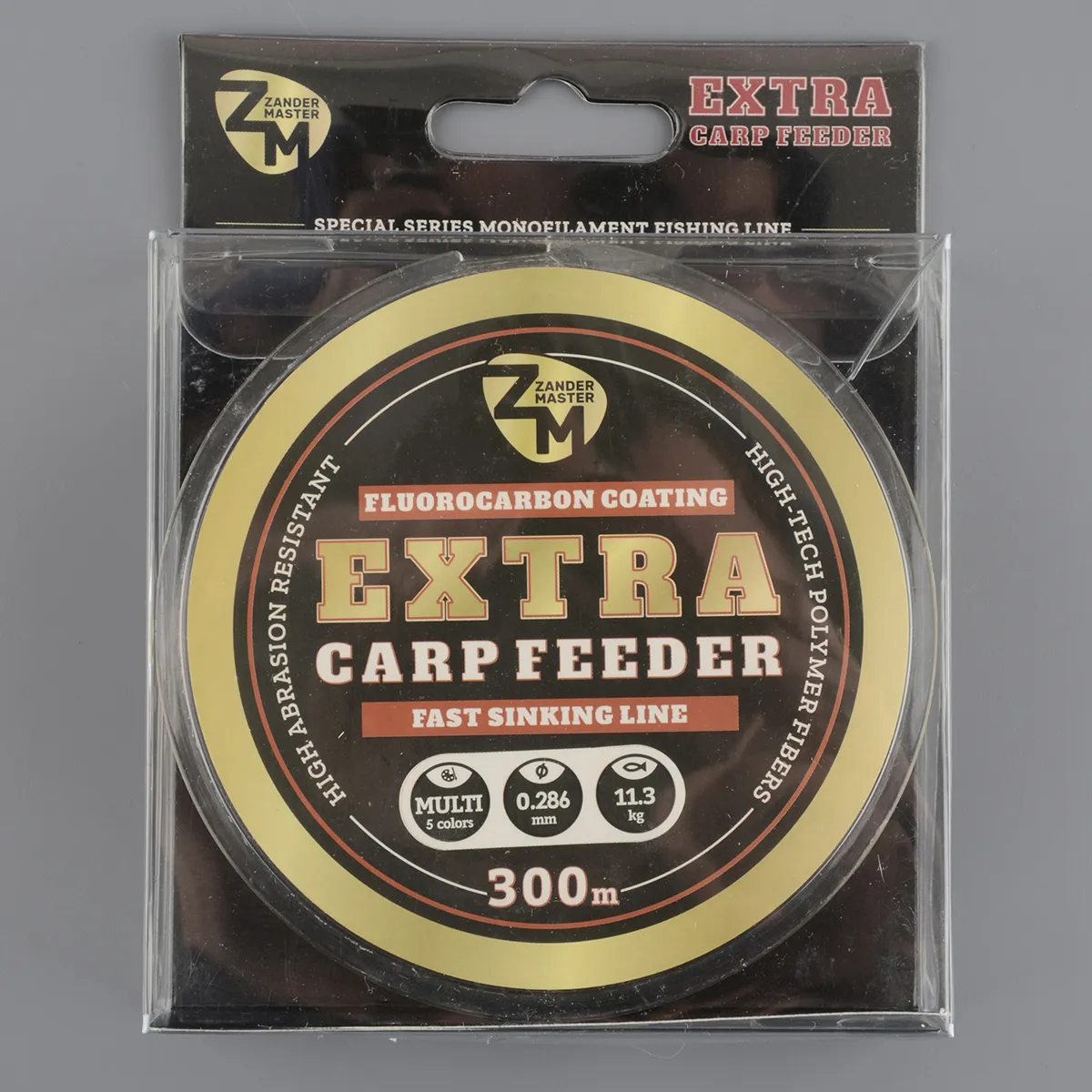 Леска Zander Master Carp Feeder 300м, multicolor, 0,286, 11.3кг