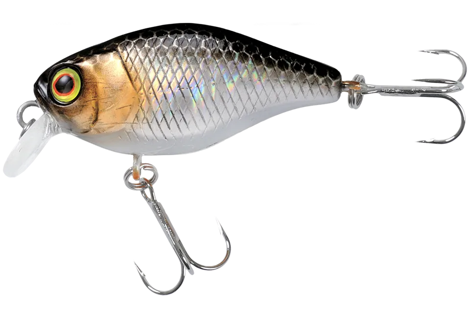 Воблер Jackall Chubby 38 дл. 3.8 см, гл. 0.6-1.0 м, 4 гр., floating, цв. hl silver & black