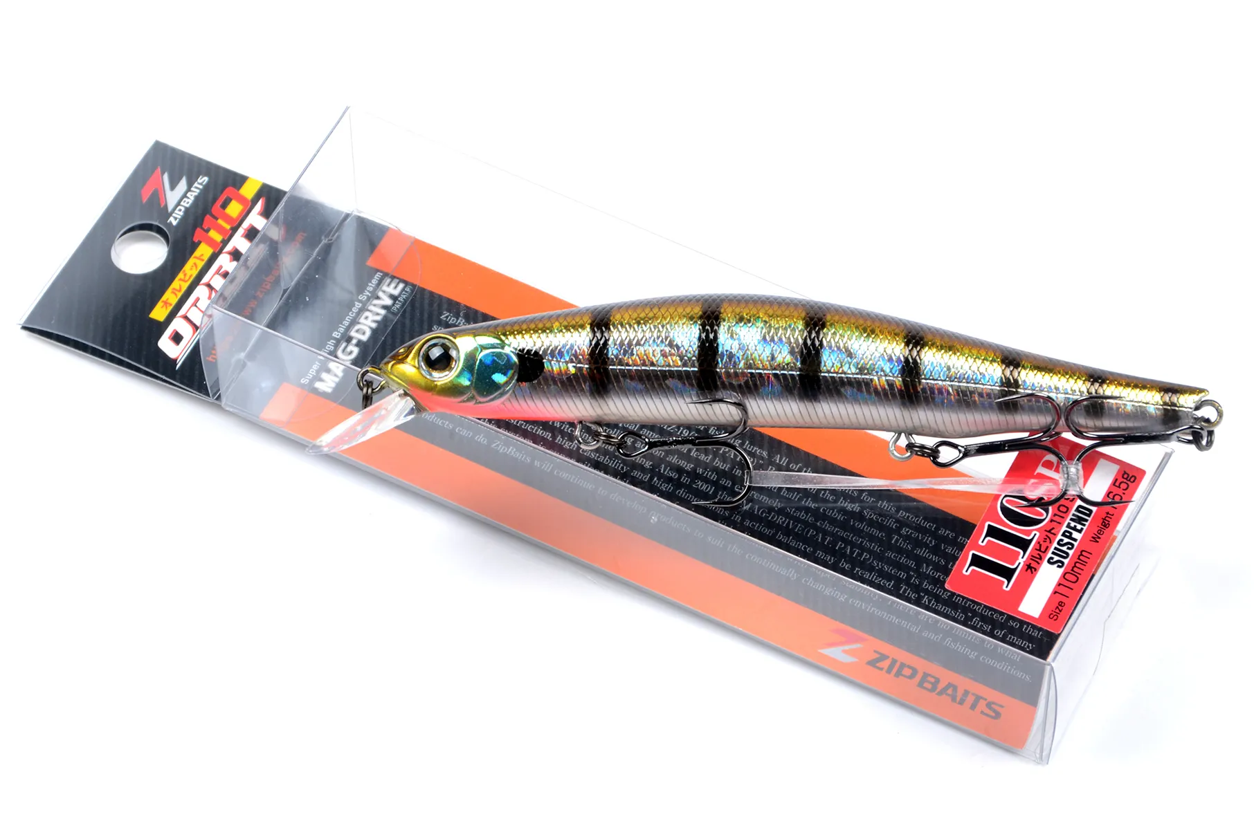 Воблер Zipbaits Orbit 110 SP-SR, 110 мм, 16.5 гр.. суспенд., загл. 0.8-1.0 м, цвет № 509