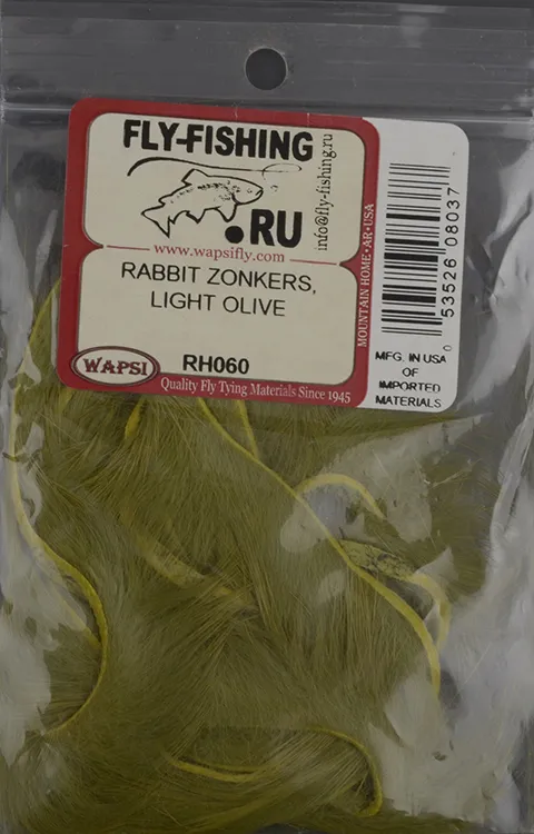 Полоски меха Wapsi Rabbit Zonkers LIGHT OLIVE WP  RH060