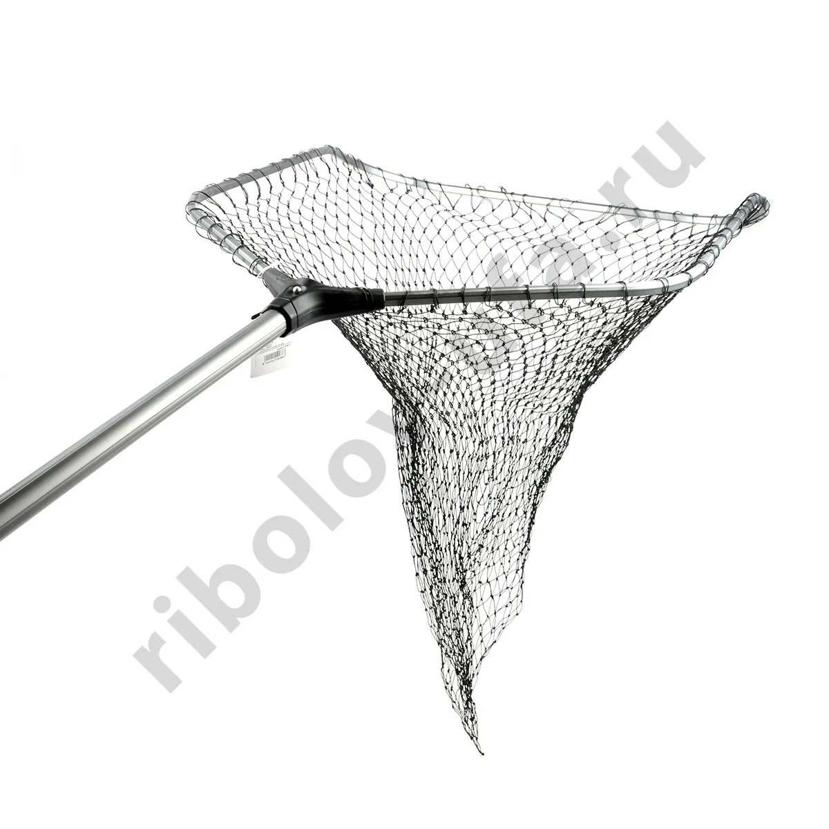 Подсачек Grfish лодочный 1,6м, 1 секции, спец. загиб головы, 70х60см.,тен. корд, яч.30мм