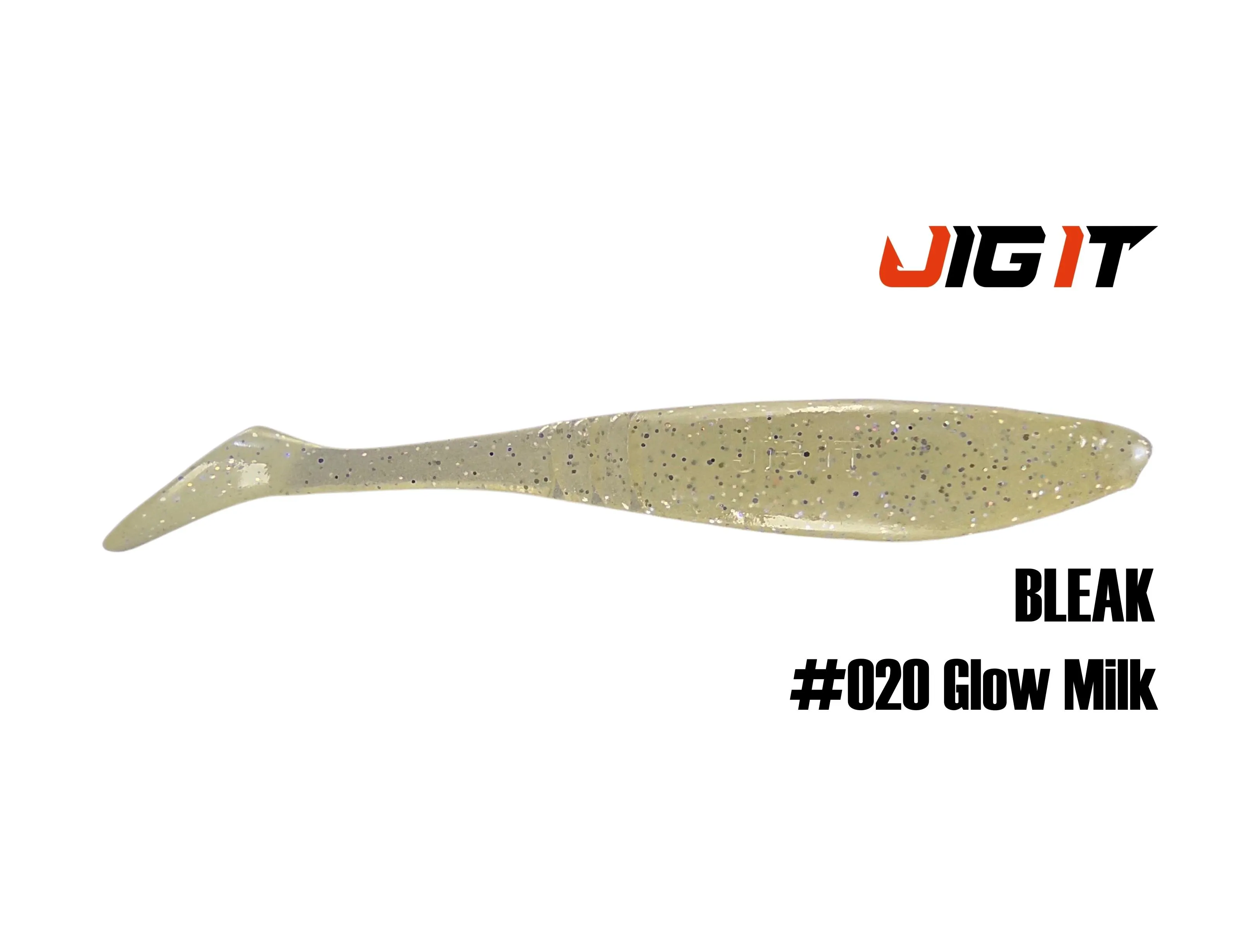 Силиконовая приманка Jig It Bleak 4in, 10см 6гр цв. 020 кальмар (6шт/уп)
