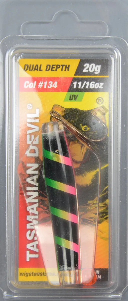 Блесна Wigston Lures Tasmanian Devil 20гр #134 Liquorice Allsorts