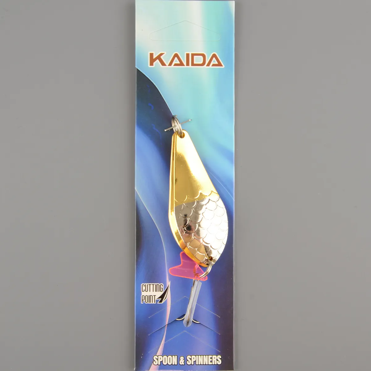 Блесна Kaida колеблющаяся 2221 18гр. цв.07 двойная шумовая