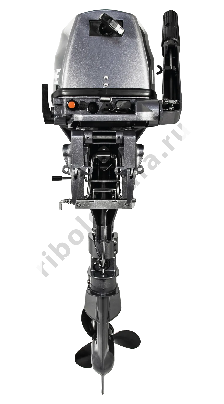 Лодочный мотор 2-х тактный Apache T 9.8 BS с баком 12 л+ шланг