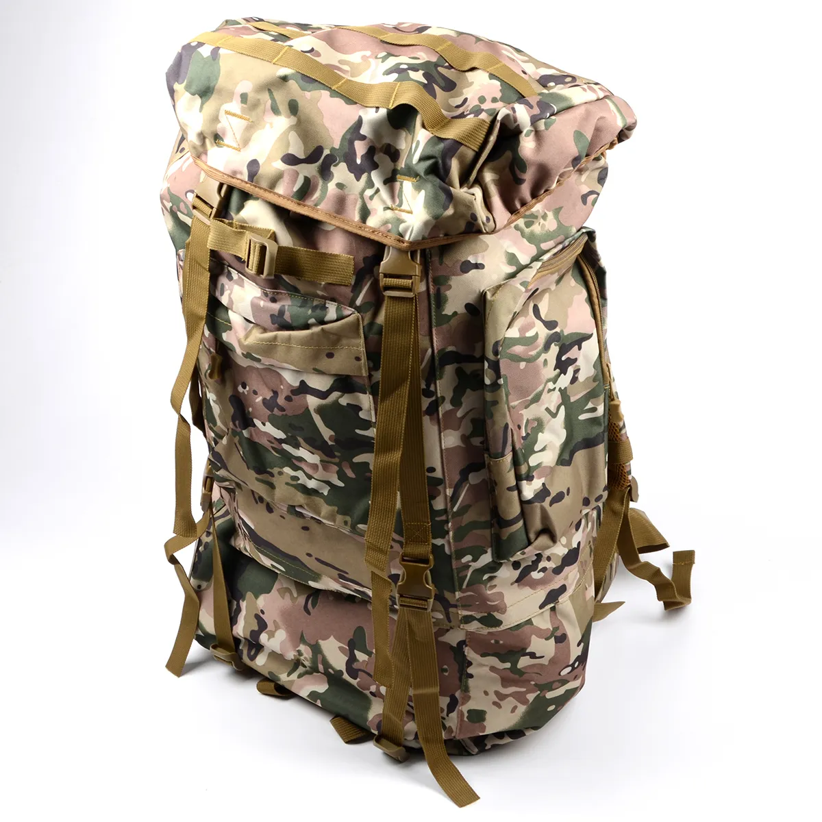 Рюкзак Hunter Manufacture туристический 80л, цв. мультикам, металл. каркас hm-51/3
