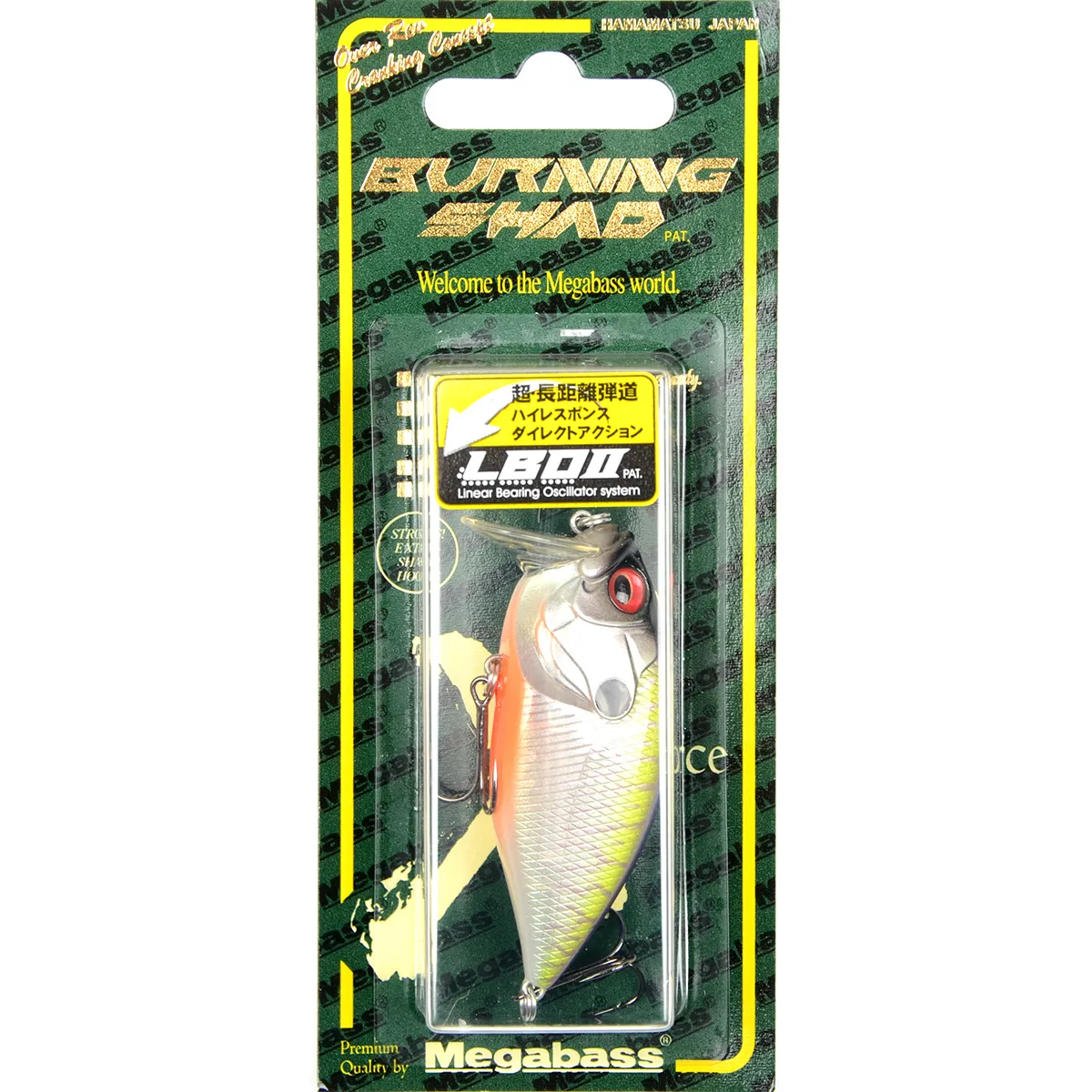 Воблер Megabass O.R.C Burning Shad 58F 58мм 10.6гр 0,0-0,8м цв. PM Mirage Tiger 551536