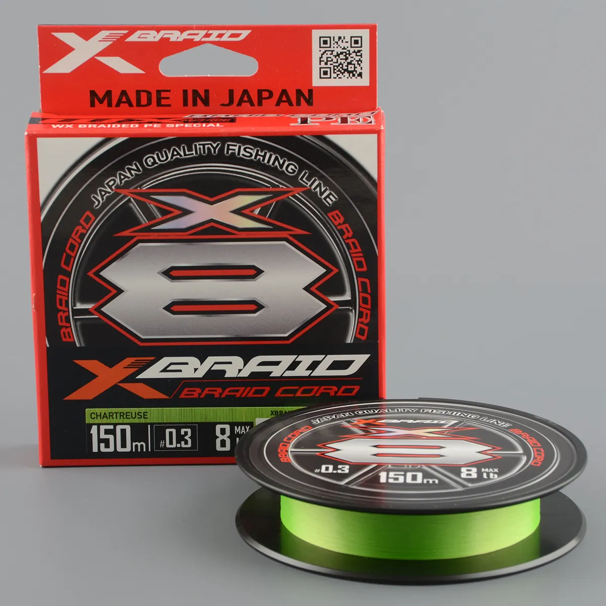 Шнур плетёный Ygk X-Braid Braid Cord  X8 150m #0.3/8 lb chartreuse