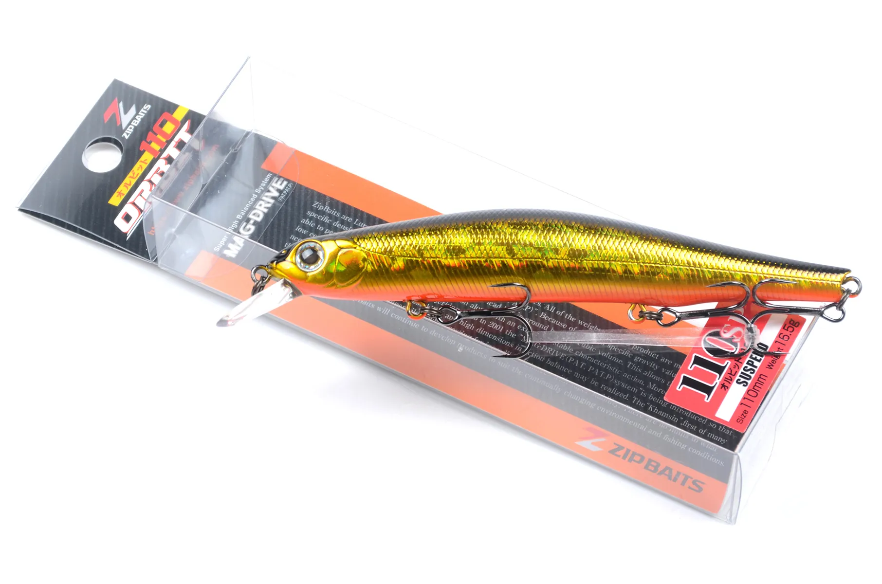 Воблер Zipbaits Orbit 110 SP-SR, 110 мм, 16.5 гр.. суспенд., загл. 0.8-1.0 м, цвет № 050
