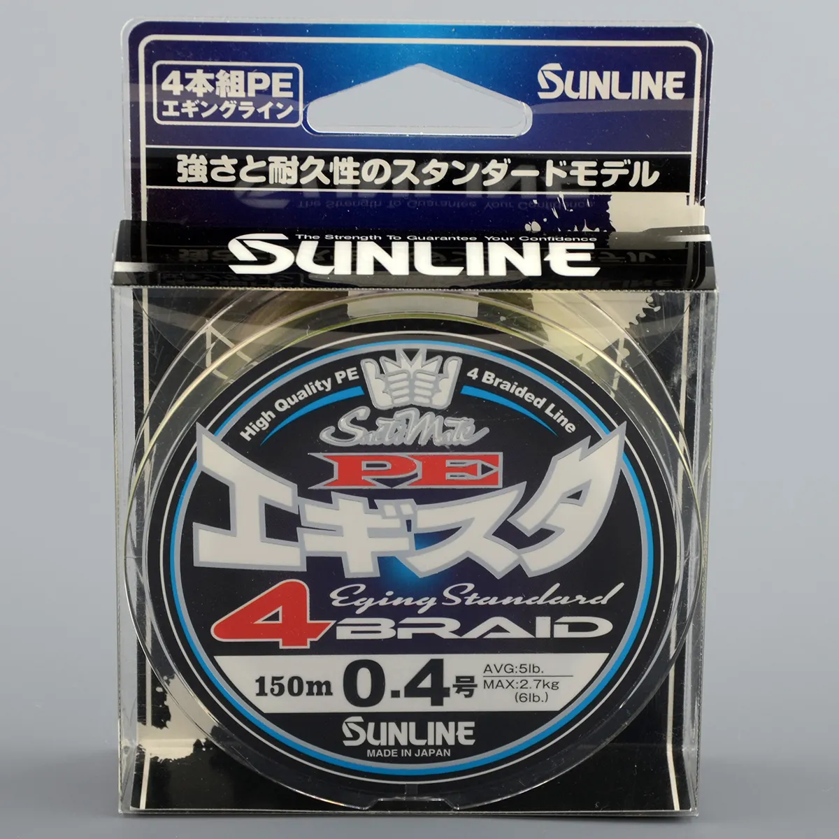 Шнур плетёный Sunline PE Egista 4 Braid x4 150m #0.4, 2.7kg