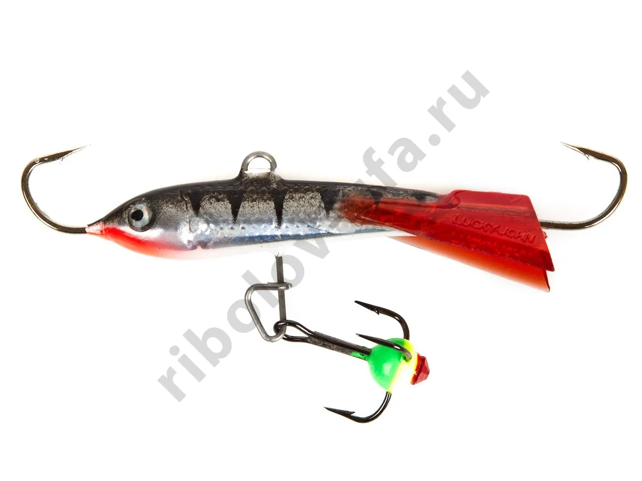 Удочка зимняя Lucky John Balanced Lure Set, комплект, балансир + леска