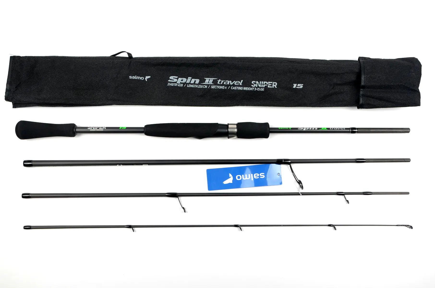 Спиннинг Salmo Sniper Spin II Travel 15  2,28м (3-15)