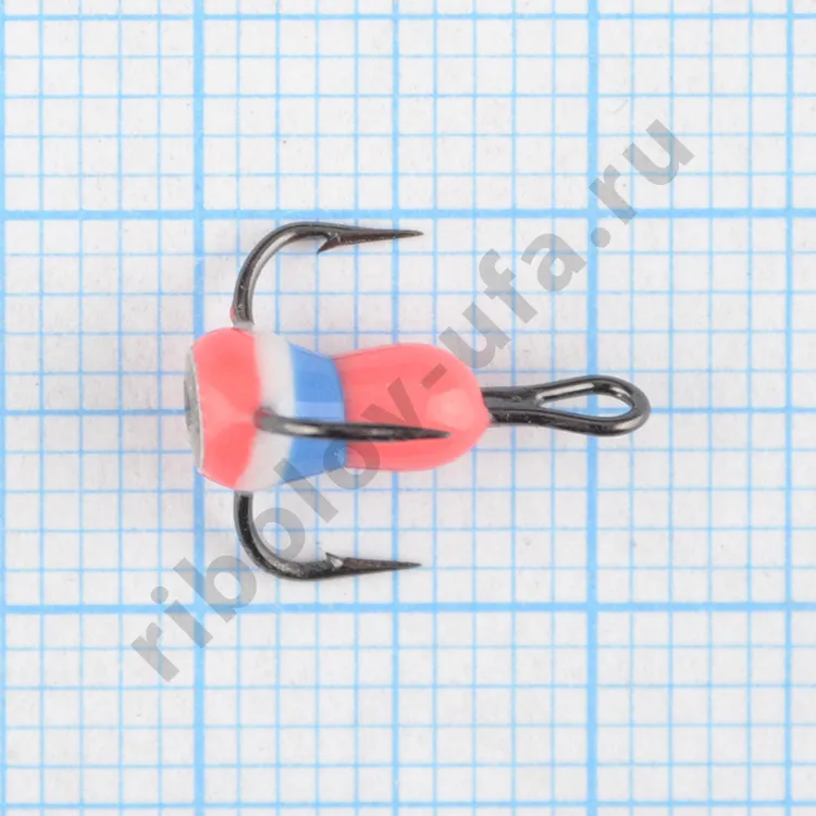 Тройник с 3D каплей Bravo Fishing №14-109P (Mustad)  (10шт/уп)