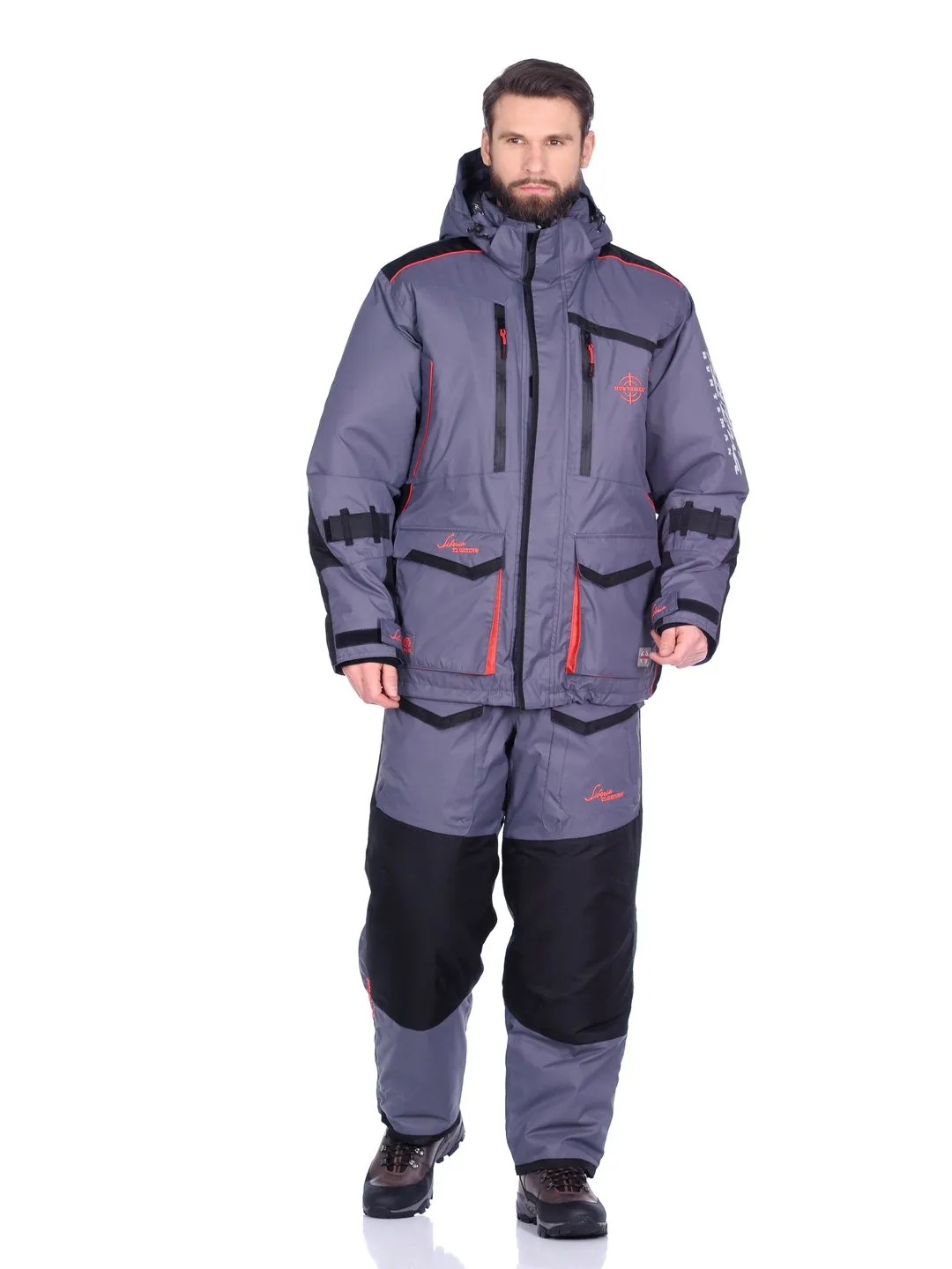 Костюм плавающий Huntsman Siberia Floating цвет Серый/Черный ткань Breathable р. 44-46 рост 170 (РР)