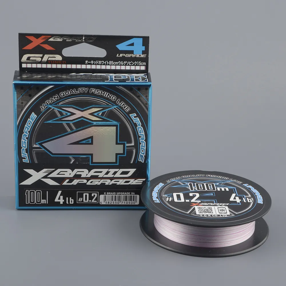 Шнур плетёный Ygk X-Braid Upgrade X4 100m #0.2/4Lb