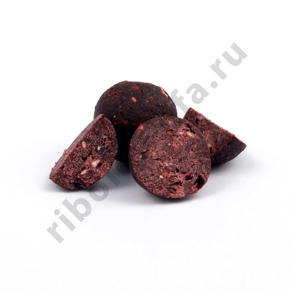 Бойлы GBS Baits Carp вареные прикормочные 20мм 1кг (пакет) Mulberry Шелковица