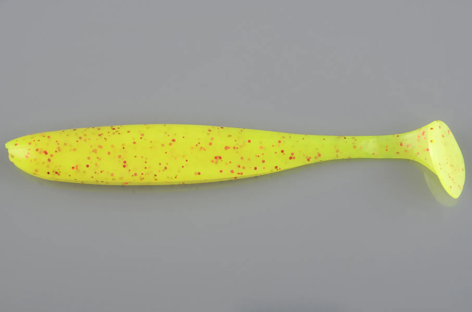 Силиконовая приманка Keitech Easy Shiner 4 inch 10см 5,3гр (7шт/уп) PAL# 01 Chartreuse Red Flake