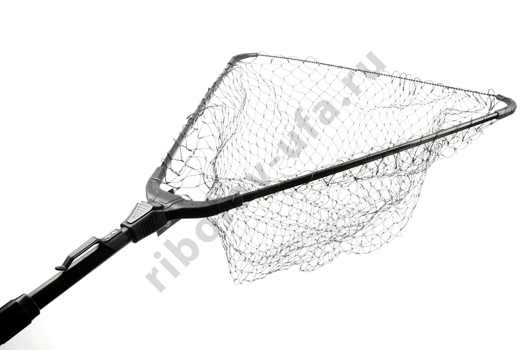 Подсачек Grfish телескоп. Delux,  2,3м, 70х70см, ал.блок, нейлон, яч.30мм