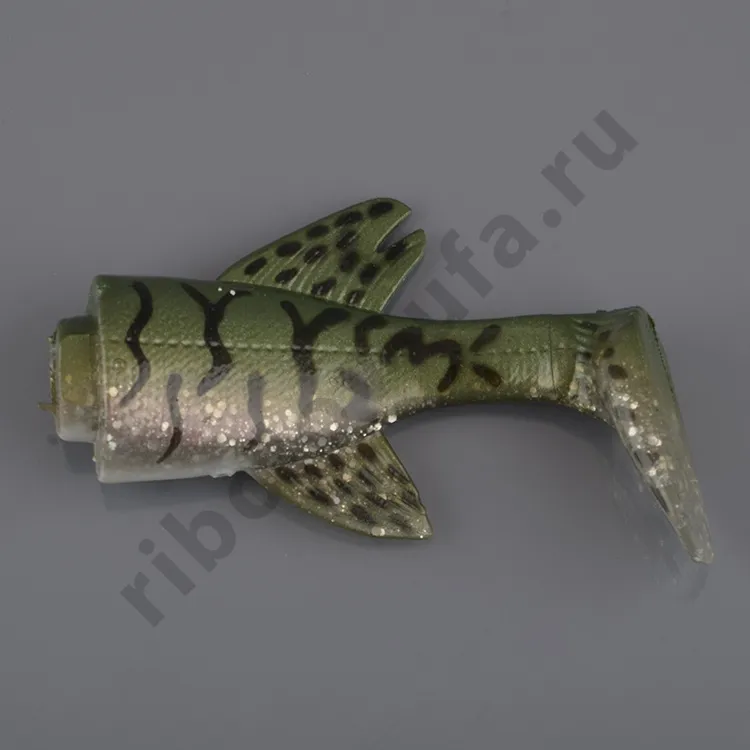Силиконовая приманка Savage Gear 3D Hybrid Pike 17 45g SS 07-Green Silver Pike 50226