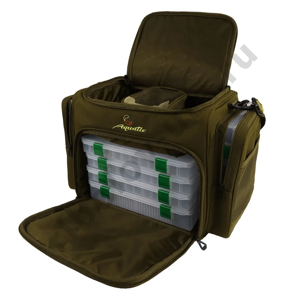 Сумка Aquatic рыболовная с коробками СК-1-36 (36л, FisherBox)