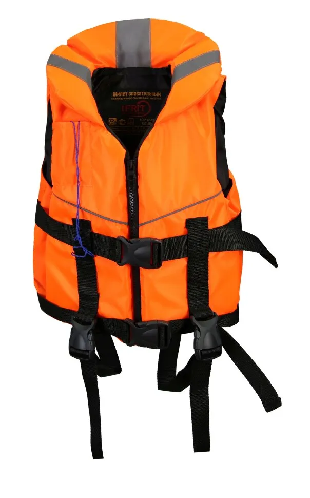 Жилет спасательный Ifrit 30 Люм. оранжевый р. 30кг ЖС-401