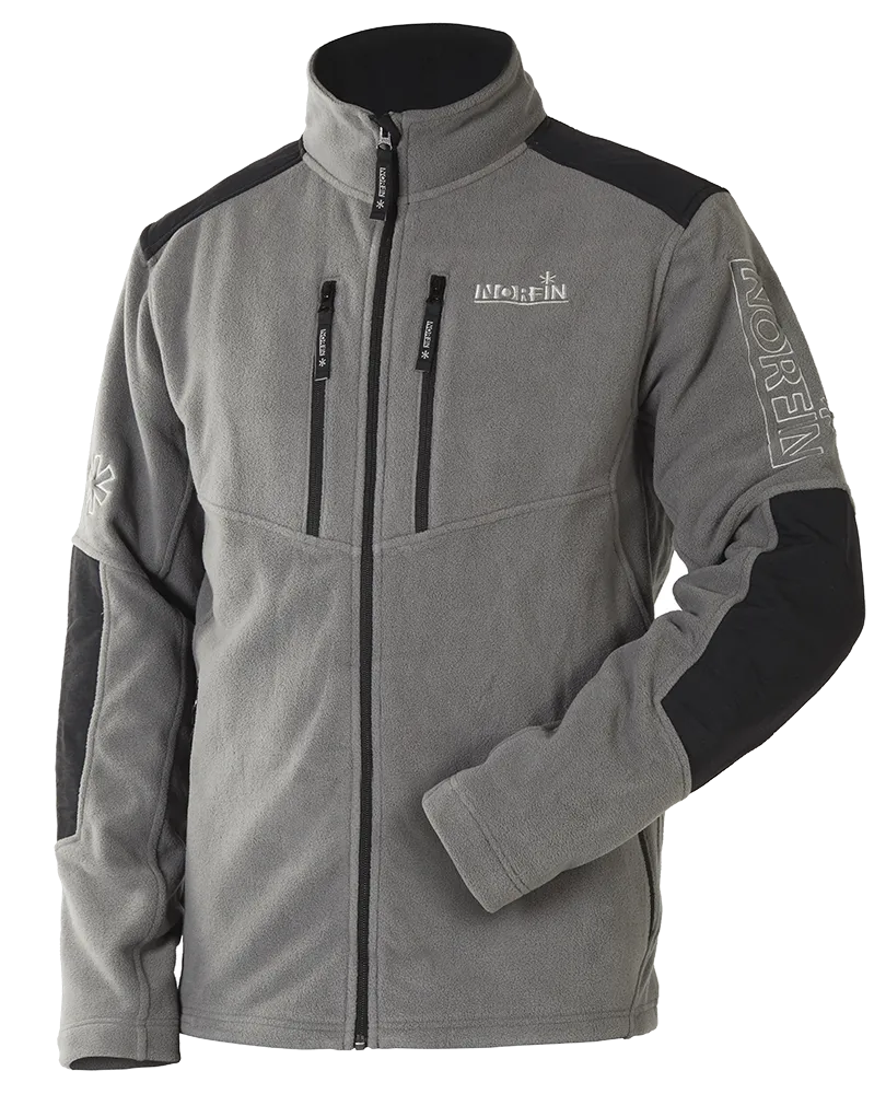 Куртка флис. Norfin Glacier Gray р.L