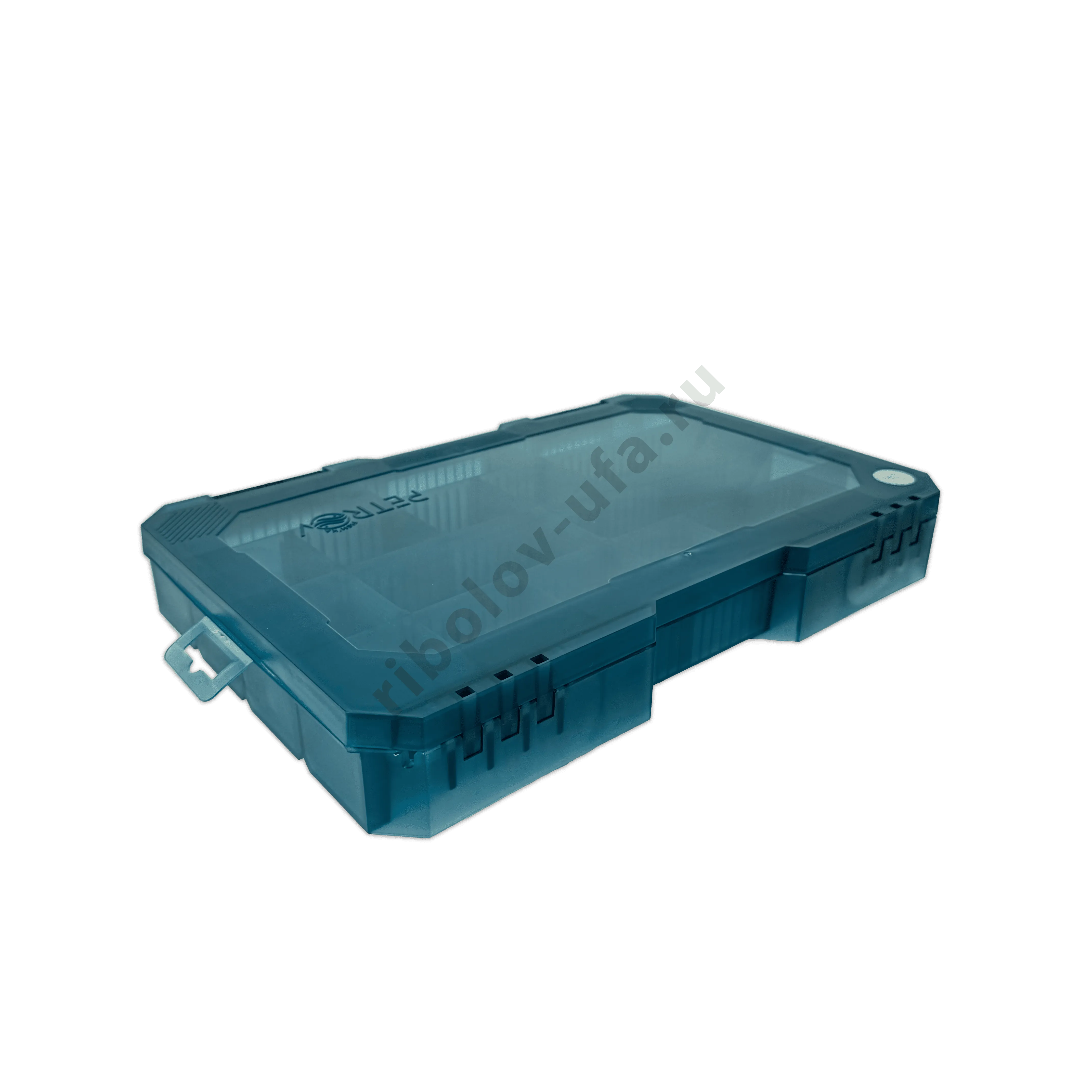 Коробка Fishka Petrov 50 тонированный бирюзовый 347*228*49мм