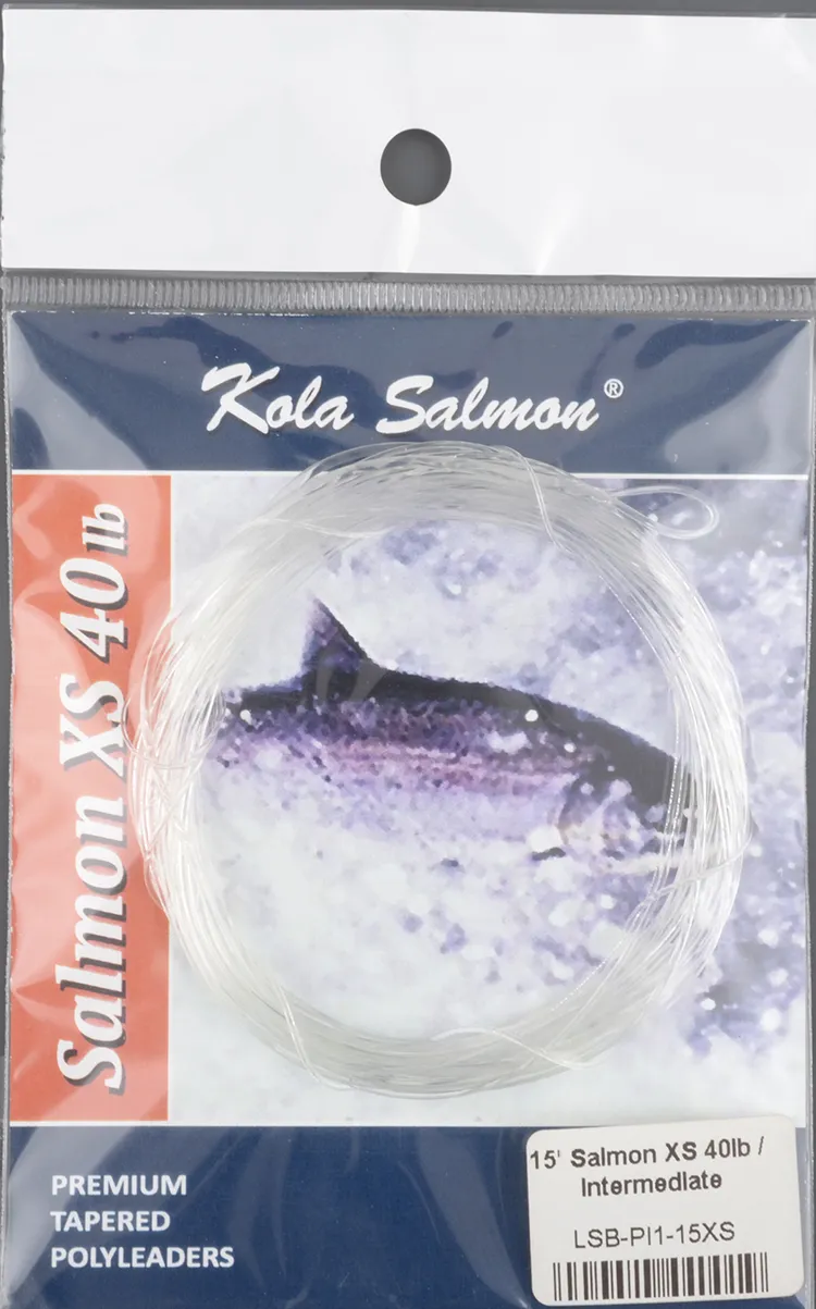 Подлесок Kola Salmon Polyleader Salmon Extra Strong 15'0 (4.5 m) 40lb Intermediate LSB-PI1-15XS