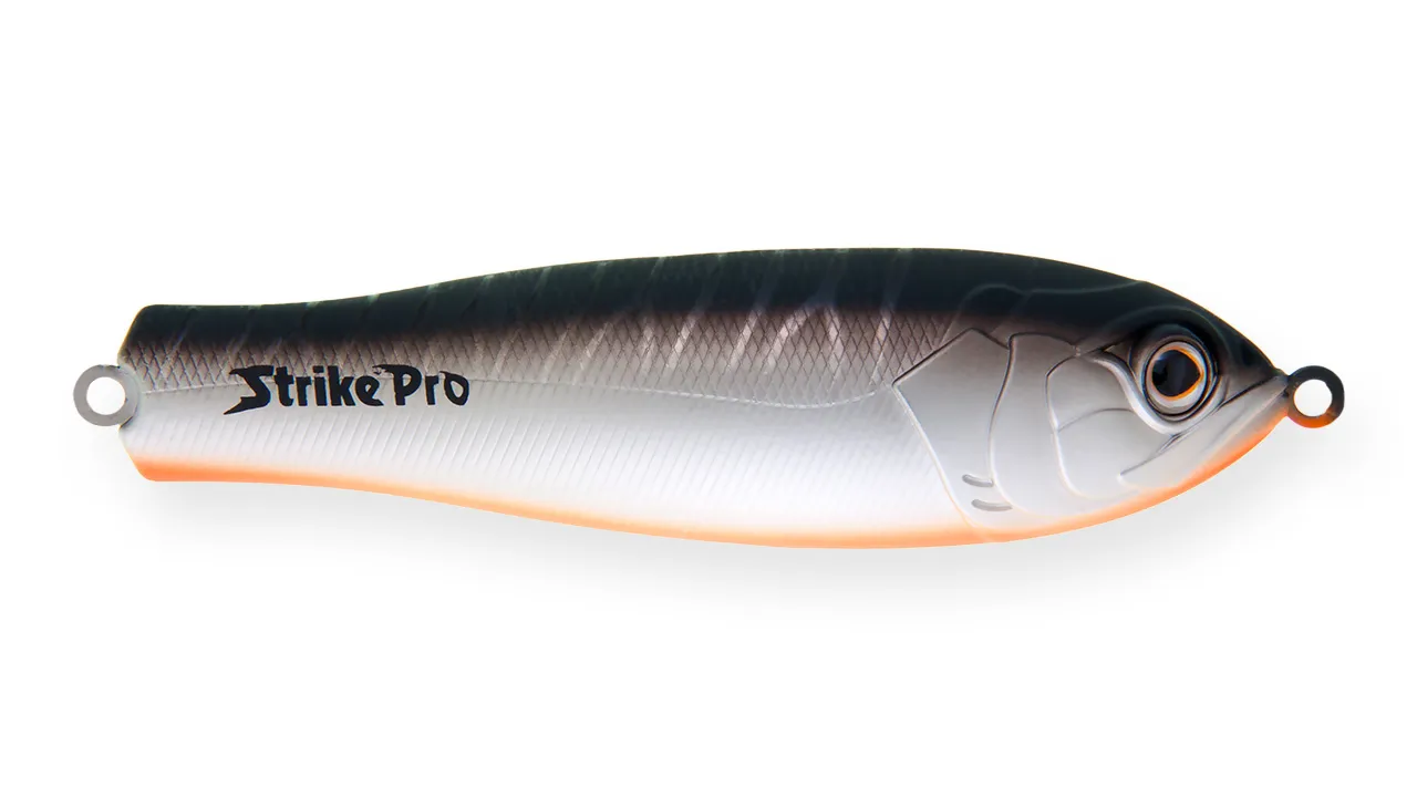 Блесна Strike Pro Salmon Profy 90CD шумовая 22гр, незац. двойник кр.Owner  PST-03CD#CA06ES
