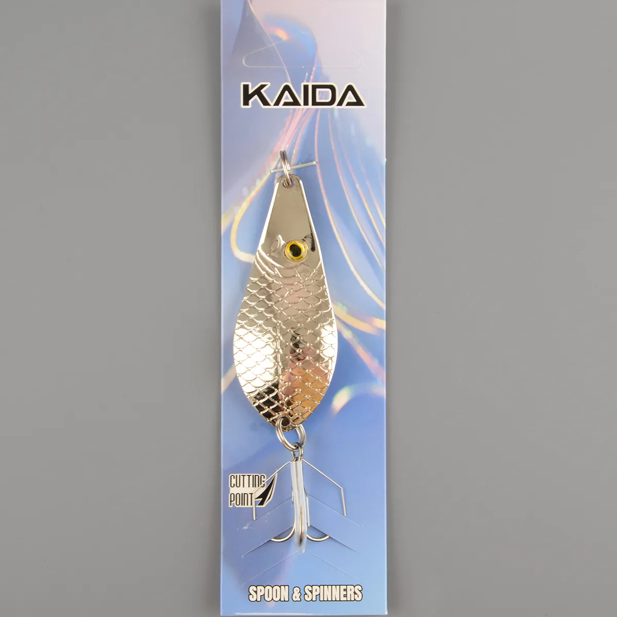 Блесна Kaida колеблющаяся А1021 21гр. цв.01 тройник незацепляйка
