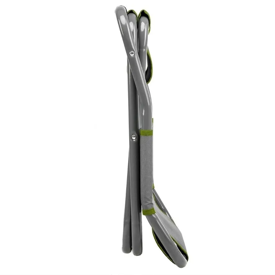 Стул со спинкой Nisus СР-450.22c (ст.труба д22) серо-зеленый (T-N-TC-450.22s-GR)  